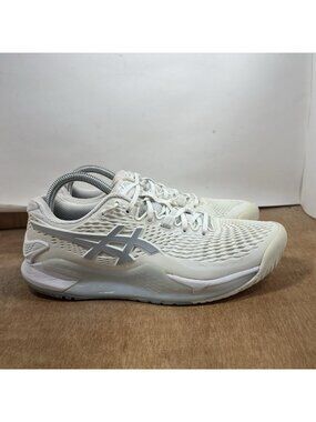 ASICS GEL-Resolution Shoes Womens Size 8.5 White Tennis Sneakers 1042A208